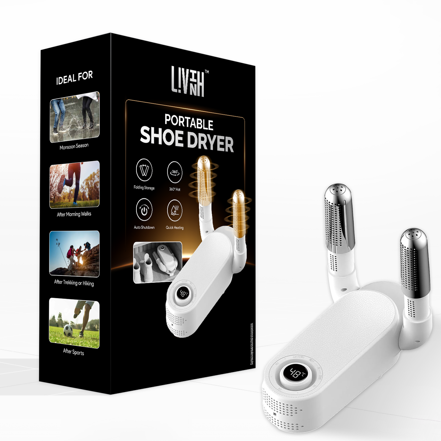 Portable & Foldable Shoe Dryer